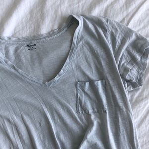 Madewell v neck Medium Blue
